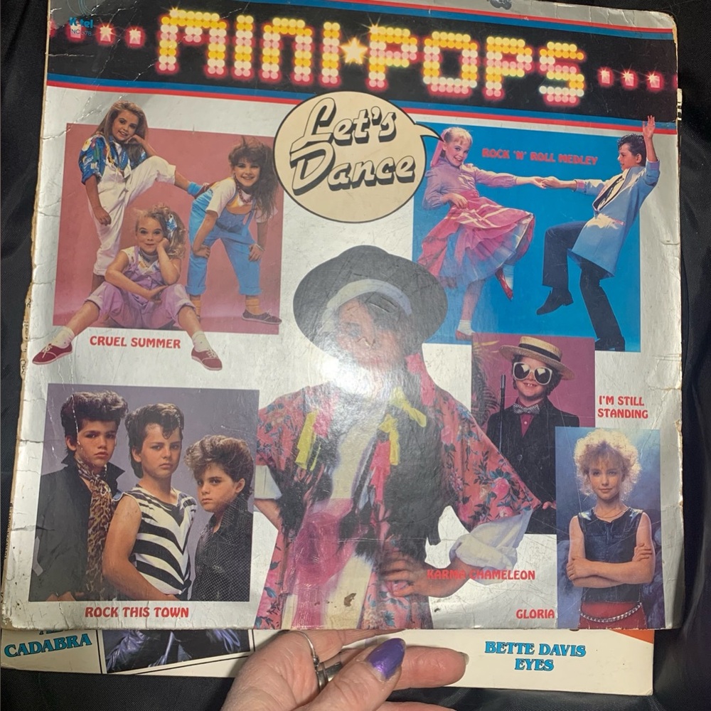 Mini Pops Let's Dance vintage record/album from 1984